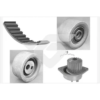 Rozvod motoru Vodni pumpa + sada ozubeneho remene, , HUTCHINSON, KH 79WP37