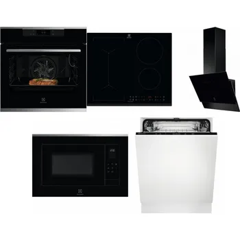 Set domácích spotřebičů ELECTROLUX KOEBP39X + ELECTROLUX LIV63431BK + ELECTROLUX LFV616K + ELECTROLUX LMS4253TMX + ELECTROLUX EEA27200L