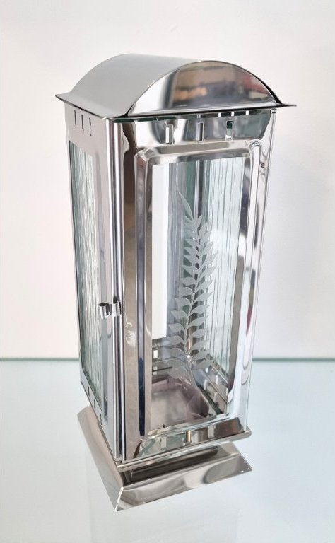 Svítilna / lucerna na hrob - oblouková stříška