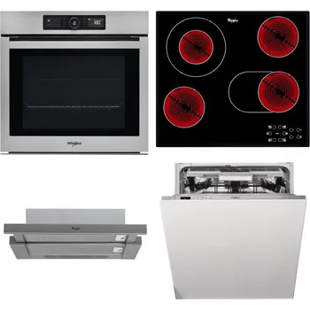 Set domácích spotřebičů WHIRLPOOL AKZ9 9480 IX + WHIRLPOOL AKT 8190/BA + WHIRLPOOL AKR 749/1 IX + WHIRLPOOL WIO 3O540 PELG