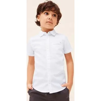 Chlapecká košile dětská bílá košile Mayoral 3159-83 velikost 116
