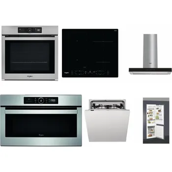 Set domácích spotřebičů WHIRLPOOL AKZ9 9480 IX + WHIRLPOOL WL B8160 NE + WHIRLPOOL WHBS 62F LT K + WHIRLPOOL ABSOLUTE AMW 730 IX + WHIRLPOOL WIC 3C33 PFE + WHIRLPOOL ART 66112