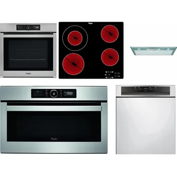Set domácích spotřebičů WHIRLPOOL AKZ9 9480 IX + WHIRLPOOL AKT 8130/NE + WHIRLPOOL AKR 650/1 IX + WHIRLPOOL ABSOLUTE AMW 730 IX + WHIRLPOOL WBC 3C34 PF X