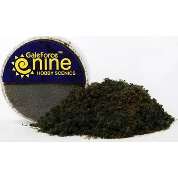 Příslušenství k deskovým hrám Gale Force Nine Hobby Round - Dark Conifer Flock Blend (tmavá tráva)