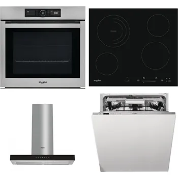 Set domácích spotřebičů WHIRLPOOL AKZ9 9480 IX + WHIRLPOOL AKT 8900 BA + WHIRLPOOL WHBS 62F LT K + WHIRLPOOL WIO 3O540 PELG