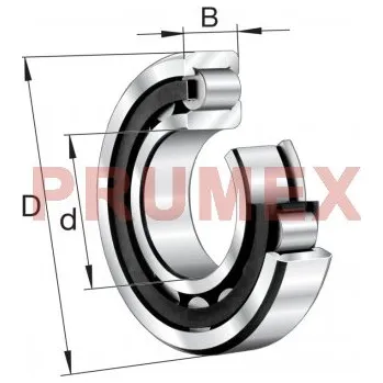 FAG NJ 326-E-XL-TVP2-C3 válečkové ložisko