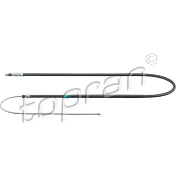 Lanko parkovací brzdy Tažné lanko, parkovací brzda, , 34406761097, 34406770603, TOPRAN, 501 726
