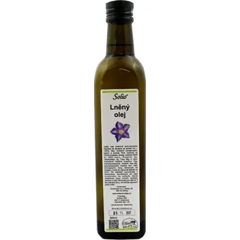 Rostlinný olej Olej lněný 500ml Solio 2190