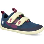 Barefoot tenisky Affenzahn - Sneaker Cotton Happy-Turtle vegan modré Velikost: 29