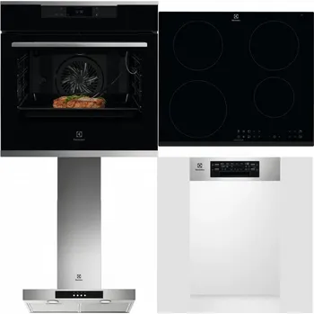 Set domácích spotřebičů ELECTROLUX KOEBP39X + ELECTROLUX LIR60430 + ELECTROLUX LFT426X + ELECTROLUX EEM43300IX
