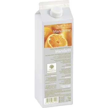 Ovocné mandarinkové pyré 1 kg (90%) mandarinky - přírodní bez barviv