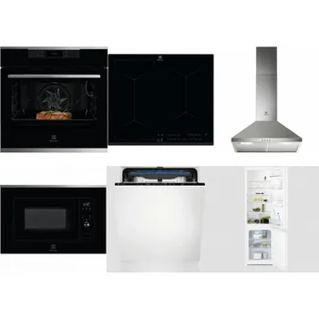 Set domácích spotřebičů ELECTROLUX KOEBP39X + ELECTROLUX EIV634 + ELECTROLUX LFC316X + ELECTROLUX LMS2203EMX + ELECTROLUX EES48200L + ELECTROLUX LNT3LF18S