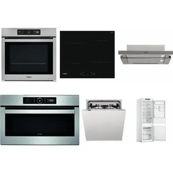 Set domácích spotřebičů WHIRLPOOL AKZ9 9480 IX + WHIRLPOOL WS Q2760 BF + WHIRLPOOL AKR 5390/1 IX + WHIRLPOOL ABSOLUTE AMW 730 IX + WHIRLPOOL WIC 3C33 PFE + WHIRLPOOL WHC18 T311