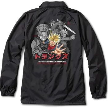 Pánská větrovka primitive Pánská bunda (dragon ball super) trunks sequence coach jacket black