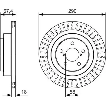Brzdový kotouč Brzdový kotouč, , BOSCH, 0 986 479 T56