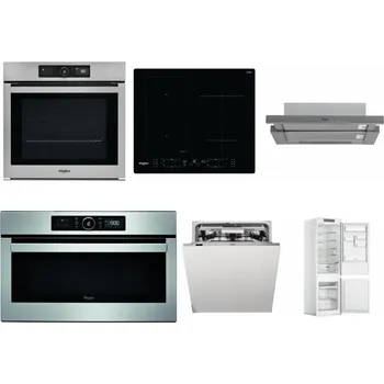 Set domácích spotřebičů WHIRLPOOL AKZ9 9480 IX + WHIRLPOOL WL B8160 NE + WHIRLPOOL AKR 749/1 IX + WHIRLPOOL ABSOLUTE AMW 730 IX + WHIRLPOOL WIO 3O540 PELG + WHIRLPOOL WHC18 T311