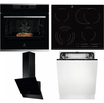 Set domácích spotřebičů ELECTROLUX KOEBP39X + ELECTROLUX EHF6547FXK + ELECTROLUX LFV616K + ELECTROLUX EEA27200L