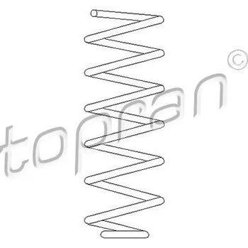 Pružina podvozku, , 191411105, TOPRAN, 102 784