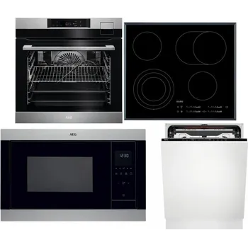 Set domácích spotřebičů AEG BSK792380M + AEG Mastery DirectTouch HK654070FB + AEG Mastery MSB2547D-M + AEG FSE74707P