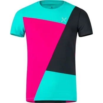 Dívčí turistické funkční tričko Montura OUTDOOR COLOR BLOCK 155