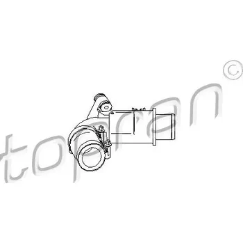 Příslušenství pro turbodmychadlo Hadička plnicího vzduchu, , 8200109955, 8200164191, TOPRAN, 700 684