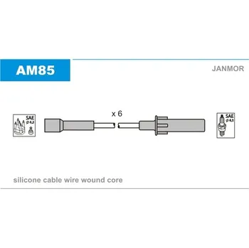 Zapalovací kabel Sada kabelů pro zapalování, , JANMOR, AM85