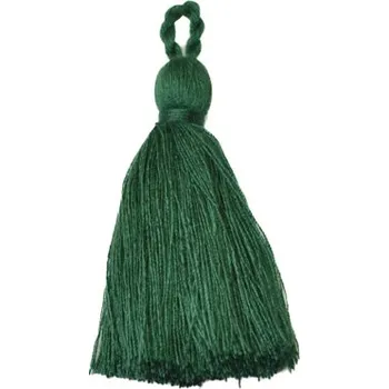 Dekorační střapce 10 cm smaragdové