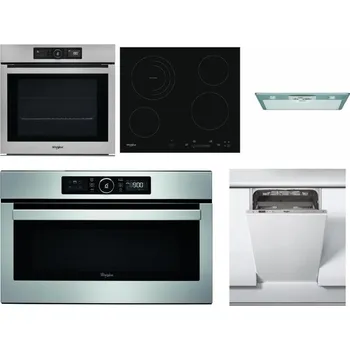 Set domácích spotřebičů WHIRLPOOL AKZ9 9480 IX + WHIRLPOOL AKT 8900 BA + WHIRLPOOL AKR 650/1 IX + WHIRLPOOL ABSOLUTE AMW 730 IX + WHIRLPOOL WSIC 3M27 C