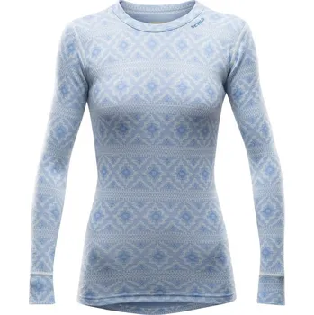 Dámské triko merino Devold Ona Woman Shirt Cash Blue 285 226 232A