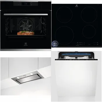 Set domácích spotřebičů ELECTROLUX KOEBP39X + ELECTROLUX LIR60433B + ELECTROLUX LFG716X + ELECTROLUX EES48200L