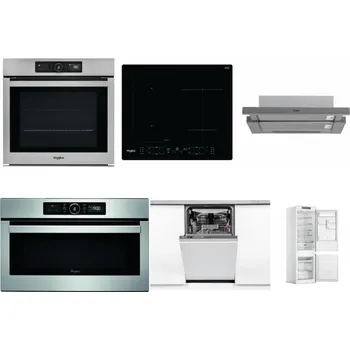 Set domácích spotřebičů WHIRLPOOL AKZ9 9480 IX + WHIRLPOOL WL B8160 NE + WHIRLPOOL AKR 749/1 IX + WHIRLPOOL ABSOLUTE AMW 730 IX + WHIRLPOOL WSIO 3O34 PFE X + WHIRLPOOL WHC18 T311