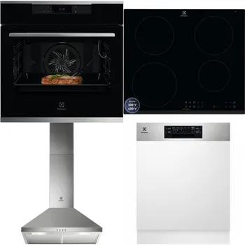Set domácích spotřebičů ELECTROLUX KOEBP39X + ELECTROLUX LIR60433B + ELECTROLUX LFC316X + ELECTROLUX EEM48300IX