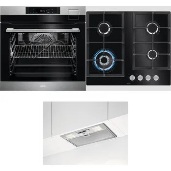 Set domácích spotřebičů AEG BSK792380M + AEG Mastery SpeedBurner HKB64420NB + AEG DGB3523S