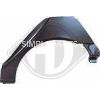 Blatník karosérie Plech na opravu zadního blatníku LEVÝ, , ECAR, 603283-5