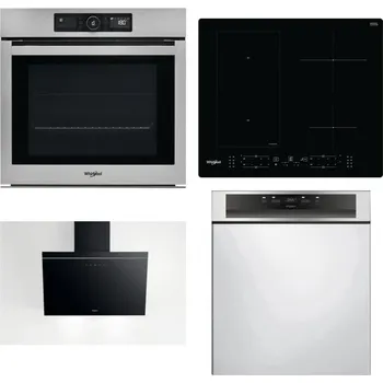 Set domácích spotřebičů WHIRLPOOL AKZ9 9480 IX + WHIRLPOOL WL B8160 NE + WHIRLPOOL AKR 62F LT K + WHIRLPOOL WBC 3C34 PF X