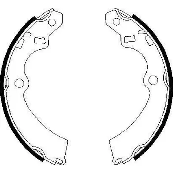 Brzdová čelist Sada brzdových čelistí, , BOSCH, 0 986 487 427