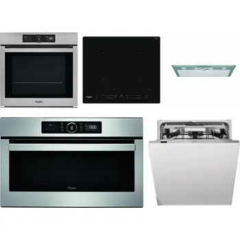 Set domácích spotřebičů WHIRLPOOL AKZ9 9480 IX + WHIRLPOOL WL S7260 NE + WHIRLPOOL AKR 650/1 IX + WHIRLPOOL ABSOLUTE AMW 730 IX + WHIRLPOOL WIO 3T133 PLE