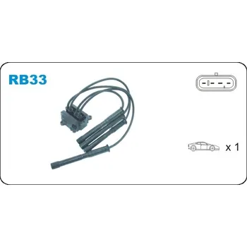 Zapalovací cívka Zapalovací cívka RENAULT, , JANMOR, RB33HQ