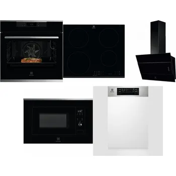 Set domácích spotřebičů ELECTROLUX KOEBP39X + ELECTROLUX LIR60430 + ELECTROLUX LFV316K + ELECTROLUX LMS2203EMX + ELECTROLUX EEM43300IX