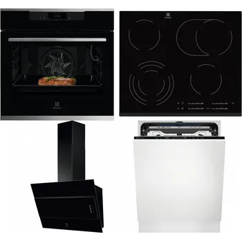 Set domácích spotřebičů ELECTROLUX KOEBP39X + ELECTROLUX EHF6547FXK + ELECTROLUX LFV316K + ELECTROLUX EEM69410L