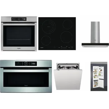 Set domácích spotřebičů WHIRLPOOL AKZ9 9480 IX + WHIRLPOOL AKT 8900 BA + WHIRLPOOL WHBS 62F LT K + WHIRLPOOL ABSOLUTE AMW 730 IX + WHIRLPOOL WIC 3C33 PFE + WHIRLPOOL ART 66112