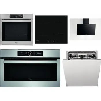 Set domácích spotřebičů WHIRLPOOL AKZ9 9480 IX + WHIRLPOOL WS Q2760 BF + WHIRLPOOL AKR 62F LT K + WHIRLPOOL ABSOLUTE AMW 730 IX + WHIRLPOOL WIO 3O540 PELG