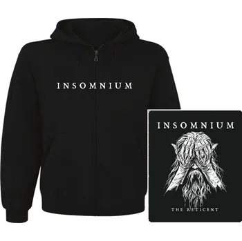 Pánská mikina mikina s kapucí a zipem Insomnium - The Reticent