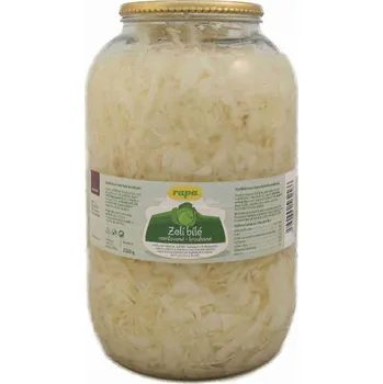 konzervovaná zelenina RAPA Zelí bílé sterilované krouhané 3,5 kg