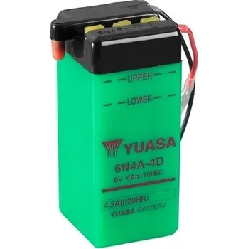 Autobaterie startovací baterie, , YUASA, 6N4A-4D