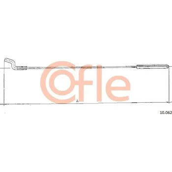 Lanko parkovací brzdy Lanko plynu, , 111721555E, COFLE, 10.062