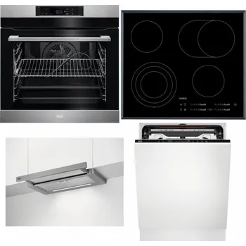 Set domácích spotřebičů AEG BPK742380M + AEG Mastery DirectTouch HK654070FB + AEG DPE5660M + AEG FSE74707P