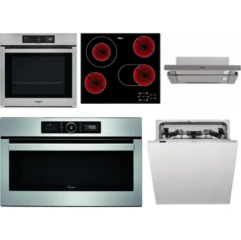 Set domácích spotřebičů WHIRLPOOL AKZ9 9480 IX + WHIRLPOOL AKT 8190/BA + WHIRLPOOL AKR 5390/1 IX + WHIRLPOOL ABSOLUTE AMW 730 IX + WHIRLPOOL WIC 3C33 PFE