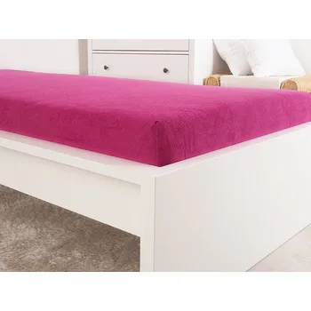 Prostěradlo B.E.S. - Petrovice, s.r.o. Prostěradlo Froté IDEAL - Fuchsiová Rozměr: 180 x 200