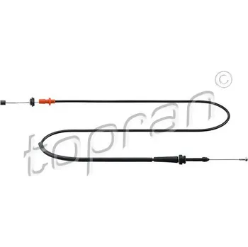 Brzdový systém Lanko plynu, , 6N1721555N, 6N1721555P, TOPRAN, 109 821